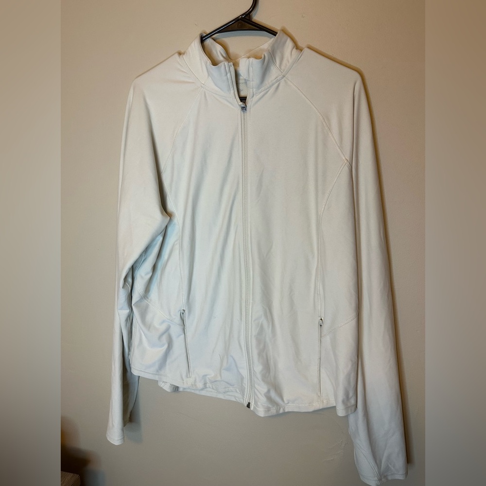 Old Navy Women's Powersoft Athletic White Jacket